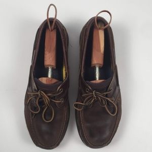 Timberland Brown Leather Boat Shoes 71024 Men's 12